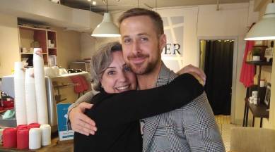 Ryan Gosling, Ryan Gosling visits coffee shop, Ryan Gosling movies, Ryan Gosling height, TIFF, Toronto International Film Festival, TIFF 2018, coffee shop, indian express, indian express news