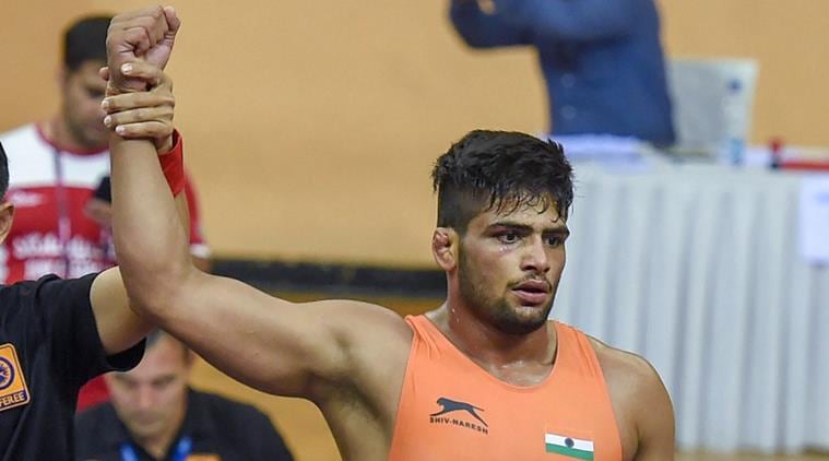 Sajan Bhanwal, Sajan Bhanwal wrestling, junior wrestling championship, india wrestling, sports news, indian express