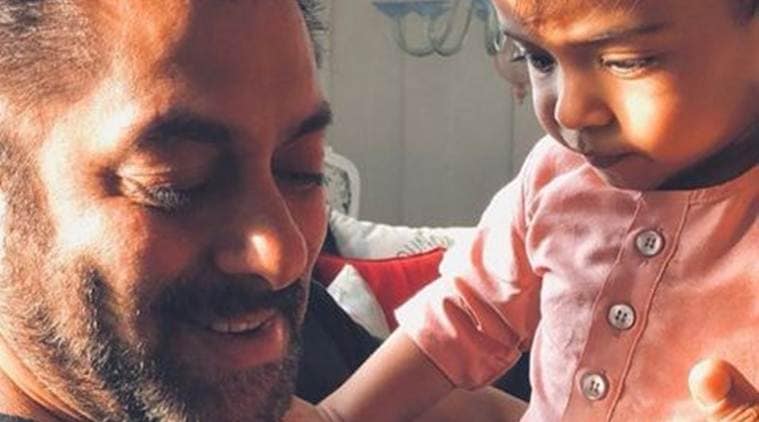 salman khan with ahil