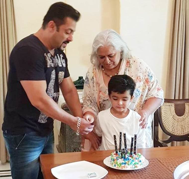 salman khan with bina kak