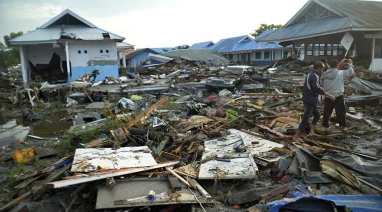 Indonesia, Indonesia tsunami, Tsunami, Indonesia deaths, Tsunami deaths, Indian Express