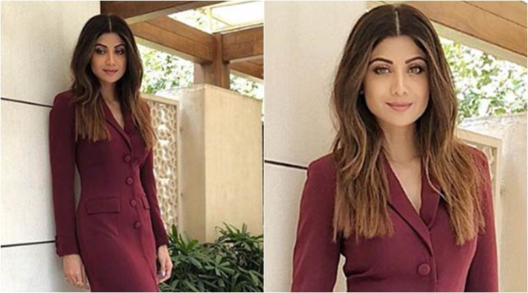 Shilpa Shetty looks chic in this Nikhil Thampi coat dress ...