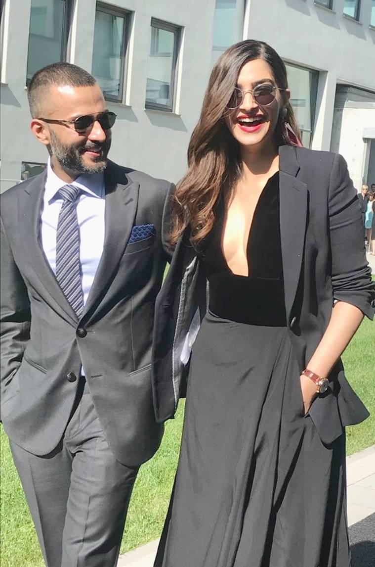 Sonam Kapoor, Anand Ahuja sizzle in black at Milan Fashion Week’s