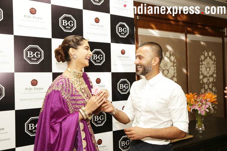 Sonam Kapoor and Anand Ahuja look lovestruck in new set of photos |  Entertainment News,The Indian Express