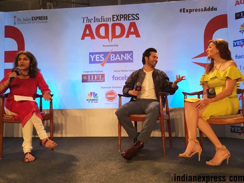 sui dhaaga actors varun dhawan, anushka sharma express adda