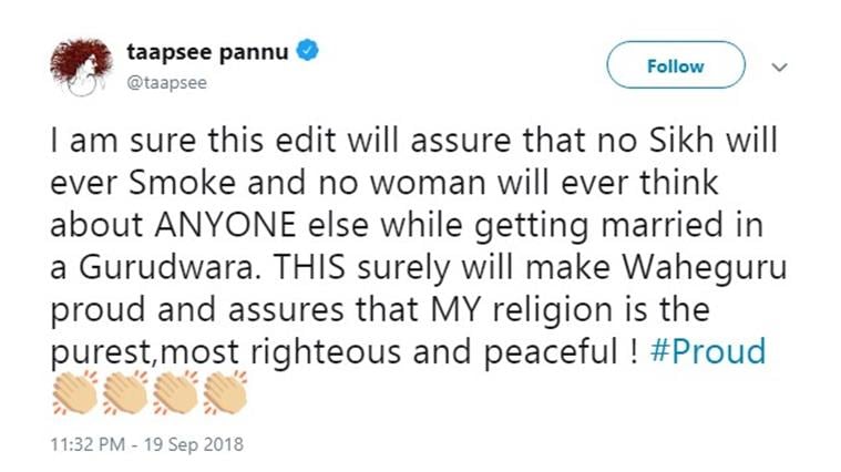 manmarziyaan taapsee controversy
