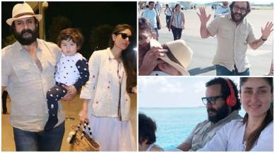 taimur ali khan, saif ali khan, kareena kapoor, Maldives vacation