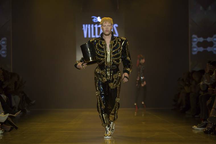 New York Fashion Week, New York Fashion Week The Blonds, Disney villains New York Fashion Week, disney villains inspired outfits, The Blonds disney villains, indian express, indian express news
