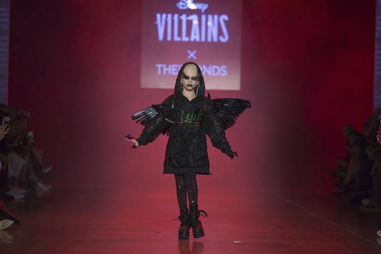 New York Fashion Week, New York Fashion Week The Blonds, Disney villains New York Fashion Week, disney villains inspired outfits, The Blonds disney villains, indian express, indian express news