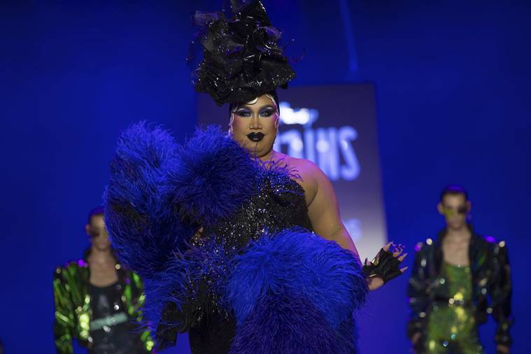 New York Fashion Week, New York Fashion Week The Blonds, Disney villains New York Fashion Week, disney villains inspired outfits, The Blonds disney villains, indian express, indian express news
