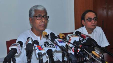 manik sarkar, former tripura cm manik sarkar, manik sarkar democracy slaughtered, northeast news, tripura chief minister, tripura bjp, tripura government