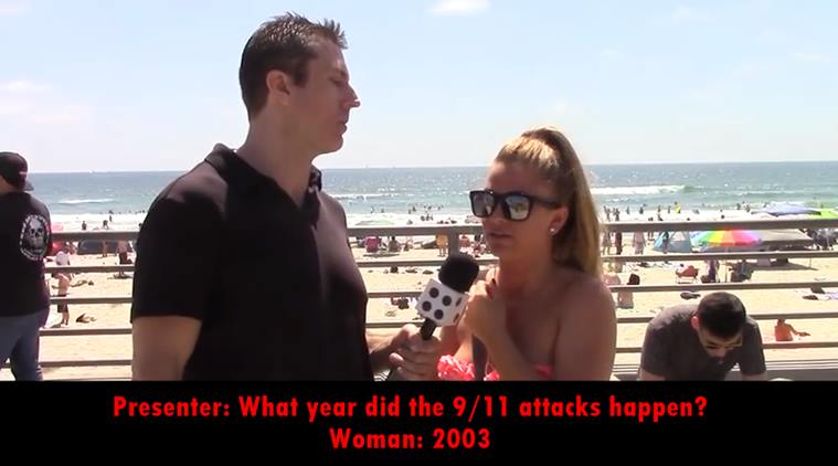 9/11, september 11 attack, trump 9/11 attack, americans fail to anwer 9/11 attack questions, shocking social experiments, indian express, viral news