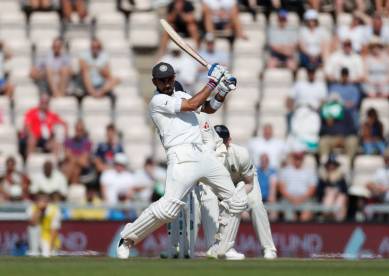 Virat Kohli in action against England in fourth Test