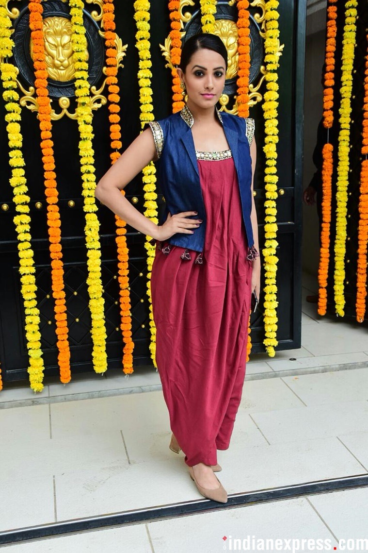 Anita Hassanandani at Ekta Kapoor house