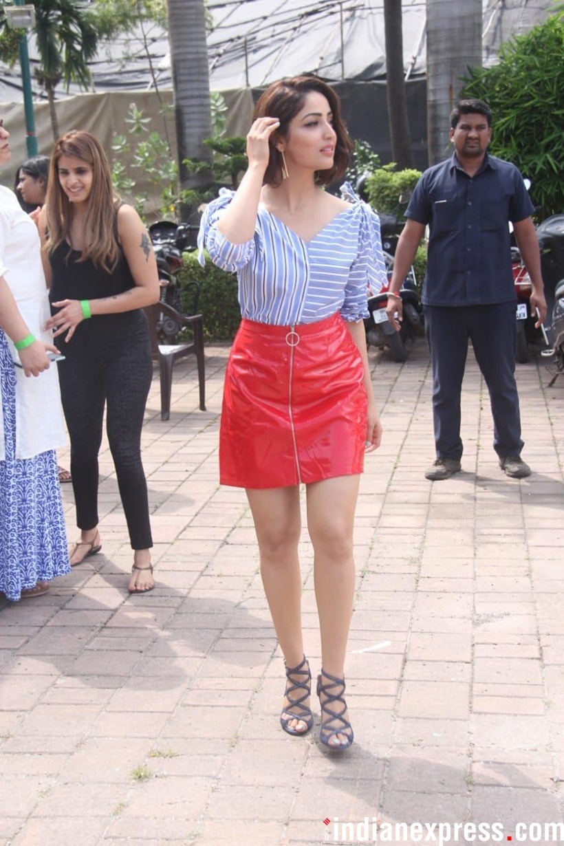 yami gautam promotes batti gul meter chalu