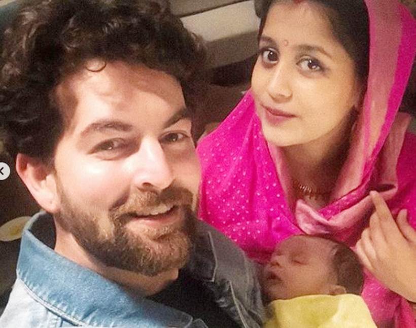 neil nitin mukesh celebrated karvachauth