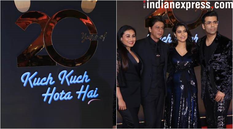 Shah Rukh Khan, Rani Mukerji, and Kajol Kuch Kuch Hota Hai, celebrating 25  years in the industry