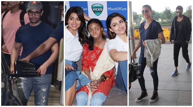 Celeb spotting: Aamir Khan, Soha Ali Khan, Sushmita Sen and others ...