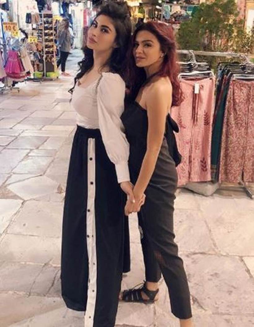 Mouni Roy Greece vacation photos Aashka Goradia, Sanjeeda Shaikh