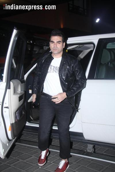 arbaaz khan at aayush's party 