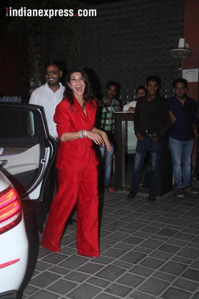 jacqueline fernandez at aayush sharma birthday party 