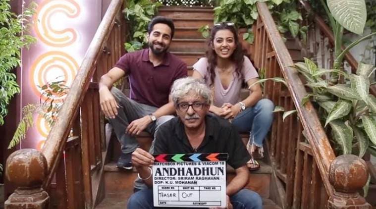 Ayushmann Khurrana, Tabu and Radhika Apte celebrate 100 days of Andhadhun