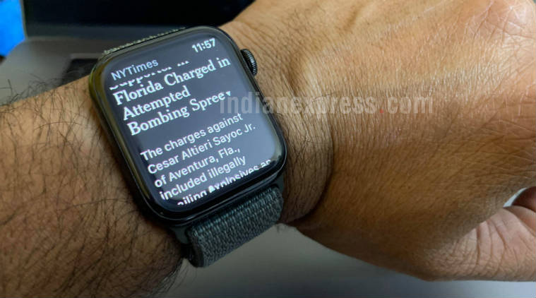 apple watch series four sizes