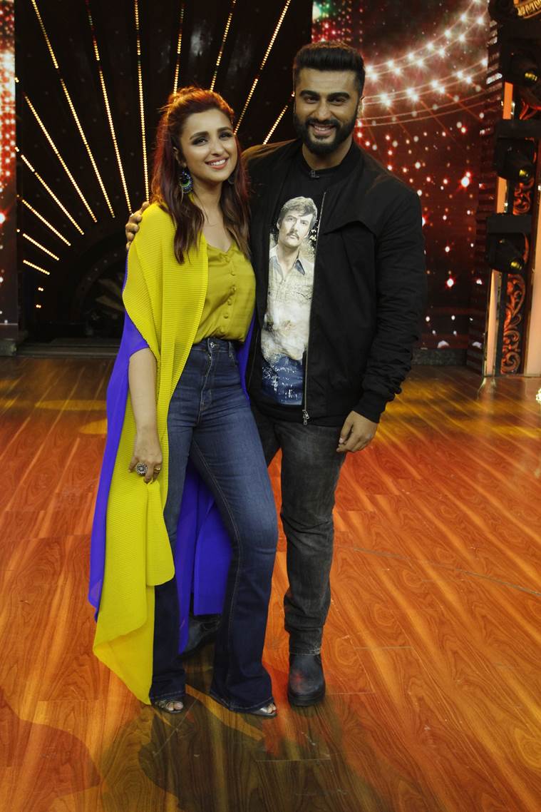 Arjun Kapoor and Parineeti Chopra promote Namaste England on India's best Dramebaaz