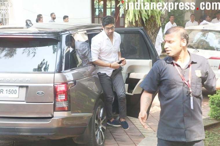 ayan mukerji at krishna raj kapoor residence