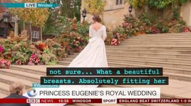 BBC's subtitle goof-up during Princess Eugenie's royal wedding ...
