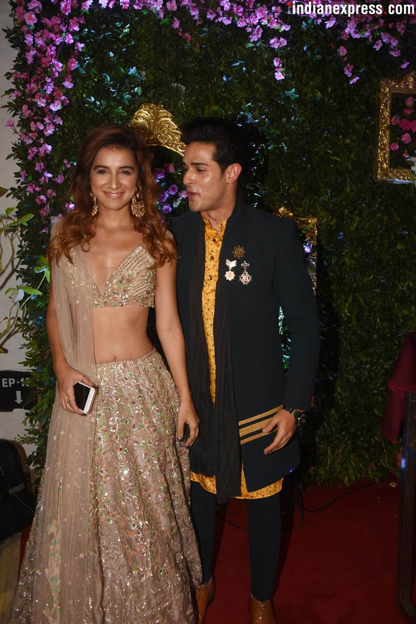 priyank sharma with benafsha soonawalla