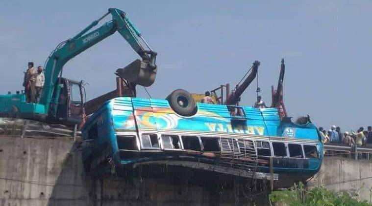 Five dead, 22 injured as bus falls into canal in West Bengal's Hooghly