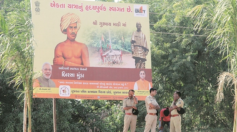 Modi ekta yatra, statue of unity, Birsa Munda