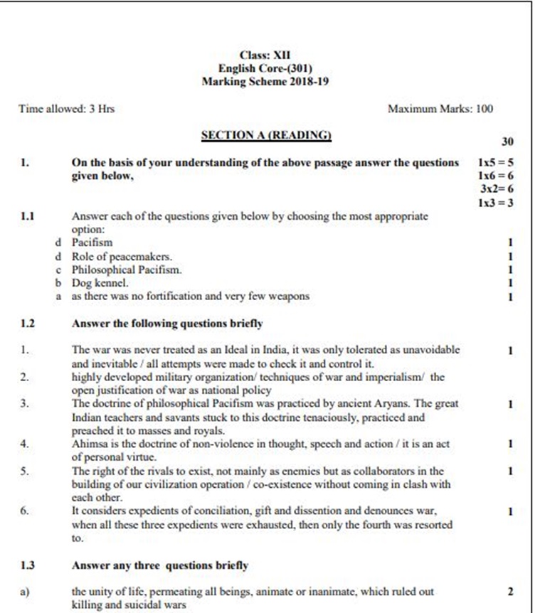 english assignment for class 12 pdf free download