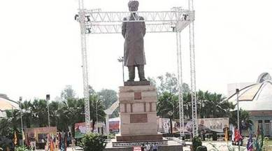 narendra modi, pm modi in haryana, modi haryana rally, modi rohtak, modi hooda, modi haryana statue, Sir Chhotu Ram, indian express, india news 