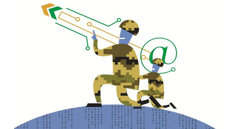 cyber warfare, indian military, us military, military cyber warfare, ministry of defence, defence cyber agency, cyber attack, indian express column