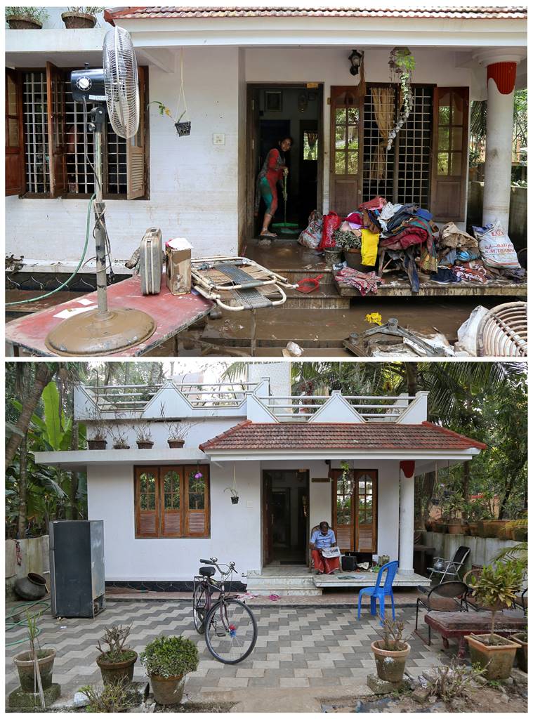 Photos: Before and after Kerala floods - This is how the state is getting back on its feet