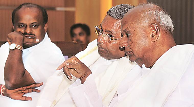 Karnataka, Karnataka elctions, Karnataka lok sabha elections, Congress-JDS alliance, BJP in karnataka, H D Deve Gowda, Siddaramaiah, HD Kumaraswamy, B S Yeddyurappa, 2019 general election, Lok sabha elections, indian express