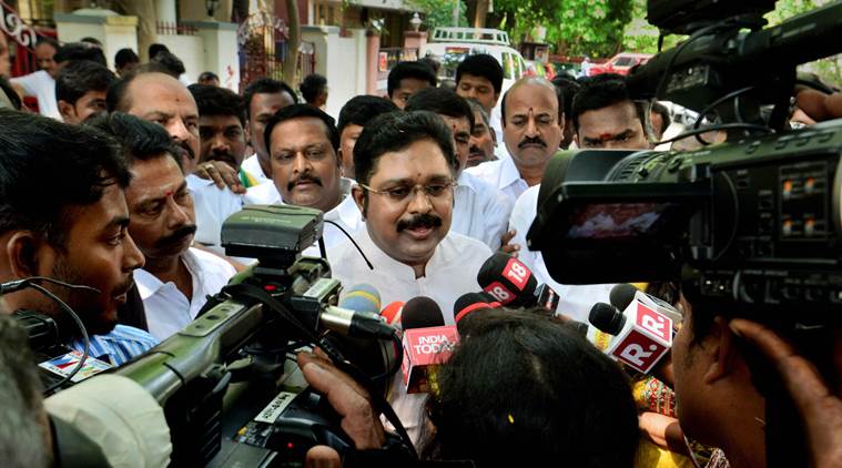 Disqualification of his 18 rebel MLAs upheld by HC, TTV Dhinakaran favours bypolls