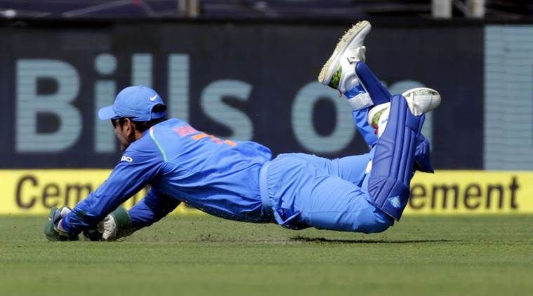 WATCH: MS Dhoni takes stunner to dismiss West Indies’ Chandrapaul ...