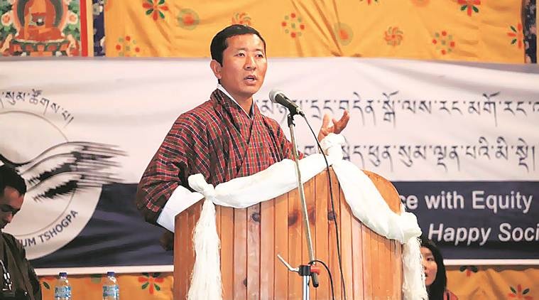 lotay tshering, lotay tshering india visit, Bhutan PM India visit, india bhutan relations, lotay tshering bhutan prime minister, indian express