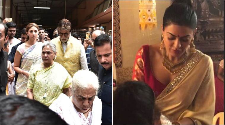 durga pooja 2018 with amitabh bachchan and sushmita sen