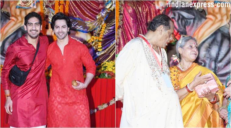 Durga Puja 2018: Varun Dhawan, Jaya Bachchan, Kajol and others seek blessings of Goddess Durga