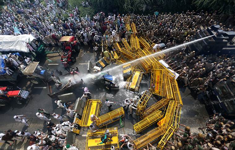 Rally stopped at Delhi border, Govt assures farmers on MSP, insurance