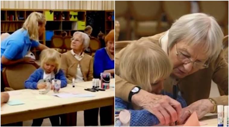 Old People's Home For 4-Year-Olds, four year old made people cry, four year old without mom, doue year old without mother, viral video,