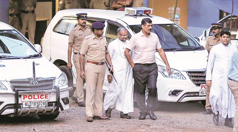Franco Mullakal, Kerala nun rape case, Kerala police, Kerala nun rape case chargsheet, Jalandhar archdiocese, India News, Indian Express