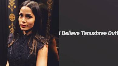 freida pinto supports tanushree dutta
