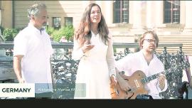 Gandhi Jayanti, Gandhiji's birthday, Mahatma Gandhi birth anniversary, tribute to Gandhi, 150th birthday, tribute from the world artists, world musicians, world music, music video, Ministry of External Affairs, Indian Express