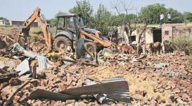 demolition waste in delhi, delhi pollution, wastes collected in delhi, delhi city news, indian express