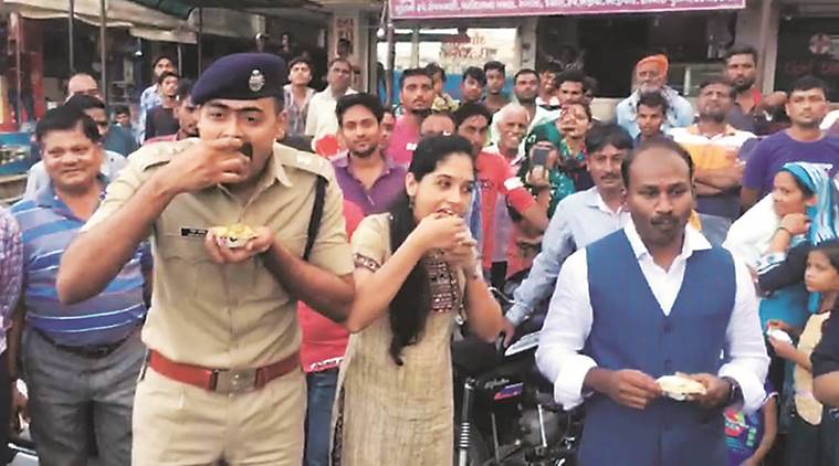 Sharing food to garba events for migrants, Gujarat officials fan out to stem exodus